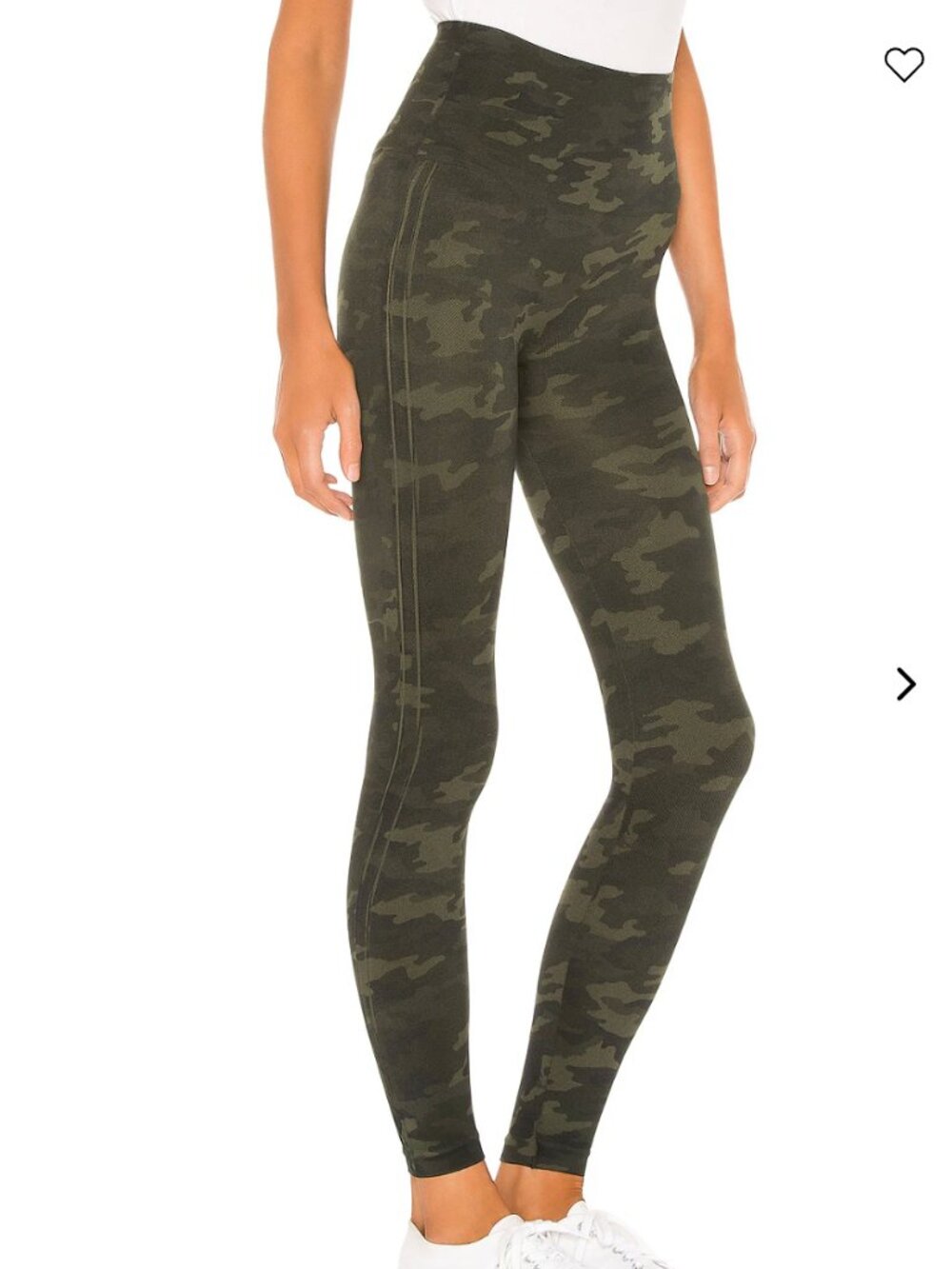 SPANX Look At Me Now Seamless Camo Leggings - Size Large - Picture 2 of 7